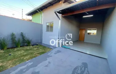 Casa com 3 dormitórios à venda, 104 m² por r$ 278.000,00 - residencial dom felipe - anápolis/go