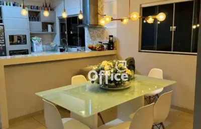 Casa com 2 dormitórios à venda, 105 m² por r$ 420.000,00 - privê lírios dos campos - anápolis/go