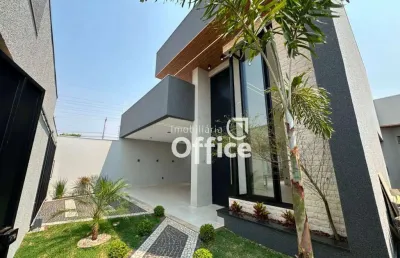 Casa com 3 suítes à venda, 183 m² por r$ 1.150.000 - parque brasília - anápolis/go