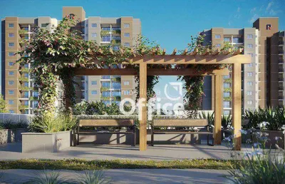 Apartamento com 3 dormitórios à venda, 68 m² por r$ 408.000,00 - vila industrial - anápolis/go