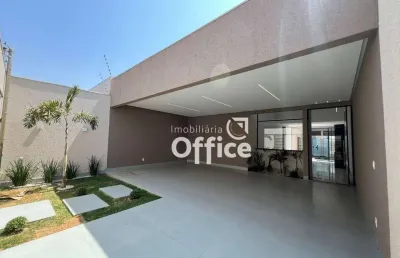 Casa com 3 dormitórios à venda, 140 m² por r$ 590.000,00 - residencial veneza - anápolis/go