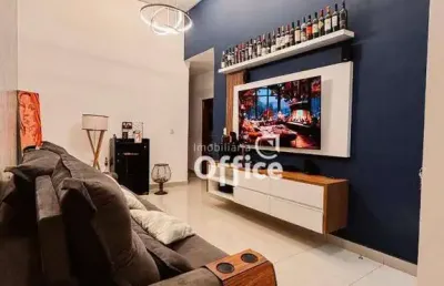 Casa com 3 dormitórios à venda, 118 m² por r$ 550.000,00 - residencial flor do cerrado - anápolis/go