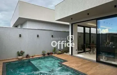 Sobrado com 3 suítes à venda, 252 m² por r$ 1.690.000 - condomínio residencial gaudí - anápolis/go