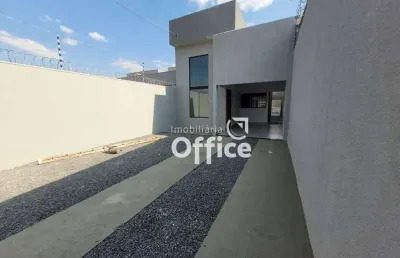Casa com 3 quartos à venda, 140 m² por r$ 370.000 - chácaras colorado - anápolis/go