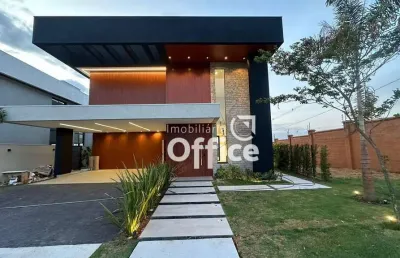 Casa com 4 dormitórios à venda, 345 m² por r$ 4.000.000 - condomínio alphaville anápolis - anápolis/go
