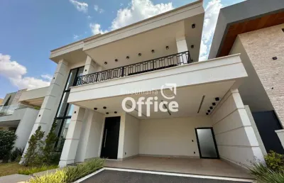 Sobrado com 3 suítes à venda, 397 m² por r$ 3.200.000 - condomínio residencial belas artes - anápolis/go