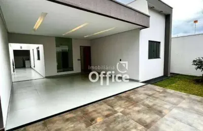 Casa com 3 quartos  à venda, 119 m² por r$ 480.000 - jardim itália - anápolis/go