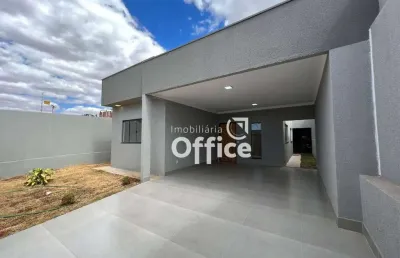 Casa com 3 dormitórios para alugar, 115 m² por r$ 1.883,33/mês - conjunto habitacional esperança ll - anápolis/go