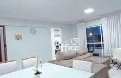 Apartamento com 3 dormitórios à venda, 118 m² por r$ 600.000,00 - jundiaí - anápolis/go