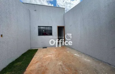 Casa com 3 dormitórios à venda, 75 m² por r$ 270.000,00 - residencial flamboyant - anápolis/go