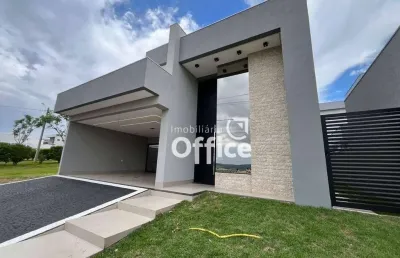 Casa com 3 dormitórios à venda, 200 m² por r$ 1.290.000,00 - condomínio terras alpha anápolis - anápolis/go