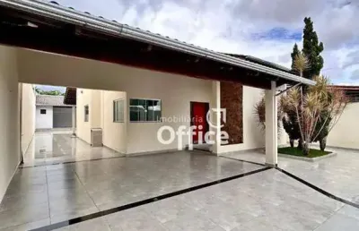 Casa com 3 quartos à venda, 200 m² por r$ 750.000 - jardim das samambaias - anápolis/go