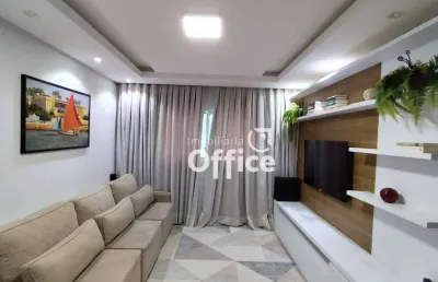 Apartamento com 3 quartos  à venda, 80 m² por r$ 320.000 - chácaras colorado - anápolis/go