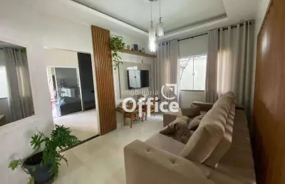 Casa com 3 dormitórios à venda, 220 m² por r$ 850.000,00 - anápolis city - anápolis/go