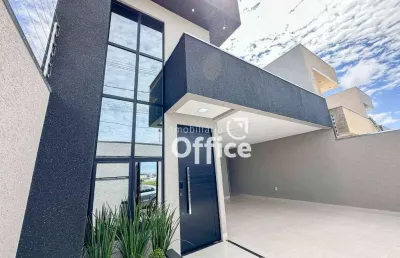 Casa com 3 quartos à venda, 140 m² por r$ 610.000 - residencial vida nova - anápolis/go