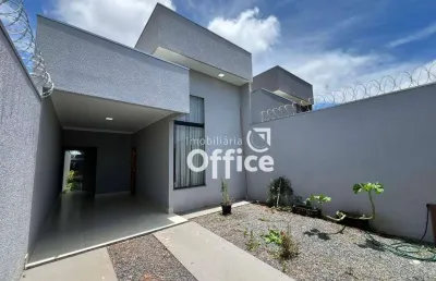 Casa com 3 dormitórios à venda, 102 m² por r$ 350.000,00 - residencial dom felipe - anápolis/go