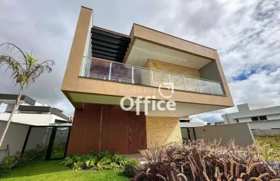 Casa com 4 dormitórios à venda, 323 m² por r$ 3.300.000 - residencial alphaville - anápolis/go