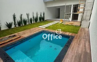 Casa com 3 dormitórios à venda, 115 m² por r$ 480.000,00 - polocentro l - anápolis/go