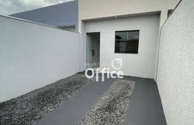 Casa com 2 dormitórios à venda, 79 m² por r$ 225.000,00 - residencial vida nova - anápolis/go