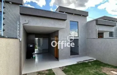 Casa com 3 dormitórios à venda, 100 m² por r$ 320.000,00 - vida nova - anápolis/go