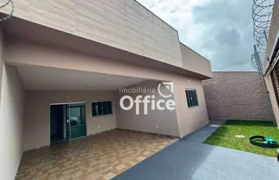 Casa com 3 quartos à venda, 129 m² por r$ 395.000 - loteamento residencial verona - anápolis/go