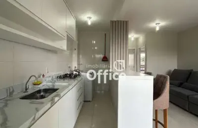 Apartamento com 2 dormitórios à venda, 54 m² por r$ 280.000,00 - jundiaí - anápolis/go