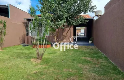 Casa com quintal à venda, 160 m² por r$ 500.000 - loteamento residencial américa - anápolis/go