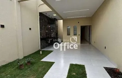 Casa com 3 dormitórios à venda, 105 m² por r$ 380.000,00 - vila norte - anápolis/go