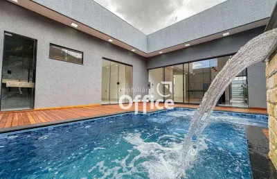 Casa com 3 dormitórios à venda, 156 m² por r$ 850.000,00 - loteamento residencial verona - anápolis/go