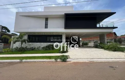 Sobrado com 4 dormitórios à venda, 319 m² por r$ 3.800.000,00 - boa vista - anápolis/go