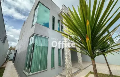 Sobrado com 4 dormitórios à venda, 301 m² por r$ 1.250.000,00 - anápolis city - anápolis/go