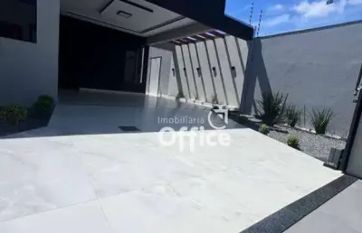 Casa com 3 quartos à venda, 136 m² por r$ 370.000 - setor samuel zacarias - goianápolis/go