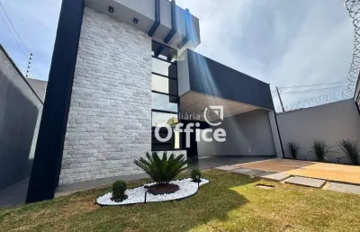 Casa com 3 dormitórios à venda, 133 m² por r$ 540.000,00 - setor jamil miguel - anápolis/go