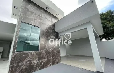 Casa com 3 quartos  à venda, 125 m² por r$ 550.000 - jardim suíço - anápolis/go