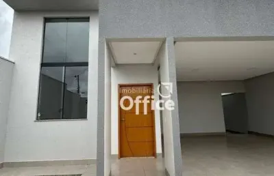 Casa com 3 quartos e suíte com closet à venda, 160 m² por r$ 650.000 - jardim progresso - anápolis/go
