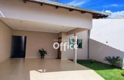 Casa com 3 dormitórios à venda, 135 m² por r$ 480.000,00 - flor do cerrado - anápolis/go