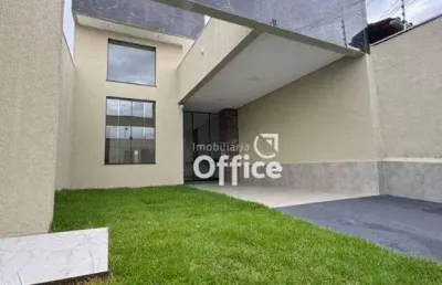 Casa com 3 quartos à venda, 119 m² por r$ 475.000 - jardim alexandrina - anápolis/go