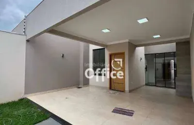 Casa com 3 quartos à venda, 105 m² por r$ 350.000 - residencial ildefonso limírio - anápolis/go