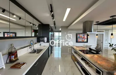 Apartamento com 3 dormitórios à venda, 163 m² por r$ 1.590.000,00 - jundiaí - anápolis/go