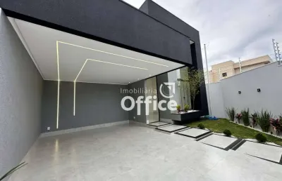 Casa com 3 dormitórios à venda, 130 m² por r$ 560.000,00 - flor do cerrado - anápolis/go