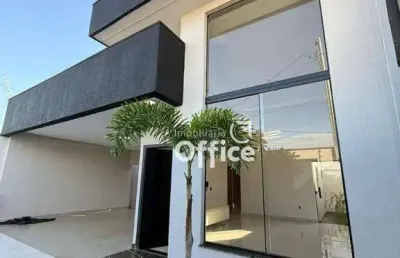 Casa com 3 dormitórios à venda, 130 m² por r$ 650.000,00 - jardim itália - anápolis/go