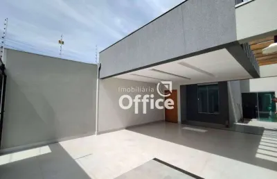 Casa com 3 dormitórios à venda, 120 m² por r$ 399.000,00 - parque são joão - anápolis/go