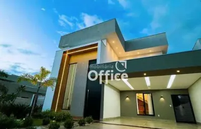 Sobrado com 3 dormitórios à venda, 290 m² por r$ 1.600.000,00 - condomínio terras alpha anápolis - anápolis/go
