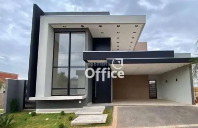 Casa com 3 dormitórios à venda, 220 m² por r$ 1.250.000,00 - condomínio residencial gaudí - anápolis/go