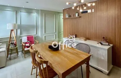 Apartamento com 3 dormitórios à venda, 99 m² por r$ 760.000,00 - jundiaí - anápolis/go