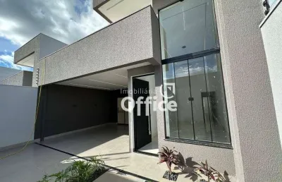 Casa com 3 quartos à venda, 140 m² por r$ 560.000 - residencial campos do jordão - anápolis/go