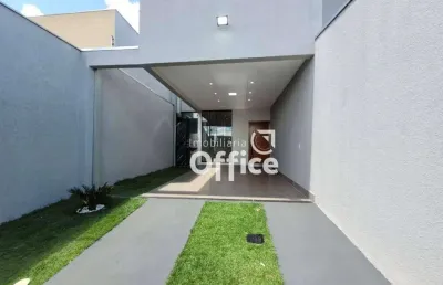 Casa com 3 quartos à venda, 110 m² por r$ 450.000 - setor sul jamil miguel - anápolis/go