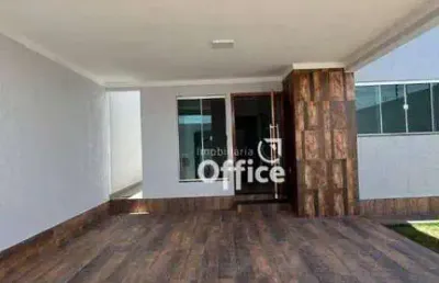 Casa com 3 quartoss à venda, 150 m² por r$ 395.000 - residencial bela vista - anápolis/go