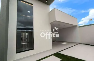 Casa com 3 dormitórios à venda, 134 m² por r$ 620.000,00 - residencial verona - anápolis/go