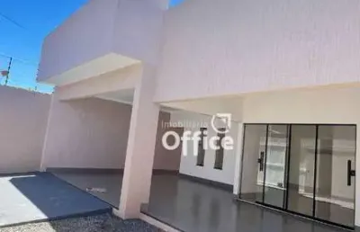 Casa com 3 dormitórios à venda, 126 m² por r$ 450.000,00 - residencial vale do sol - anápolis/go